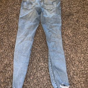 American eagle light wash super stretch jeans